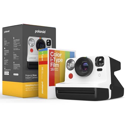 Фотопринтер Polaroid Everything Box Now Gen 2, черный/белый